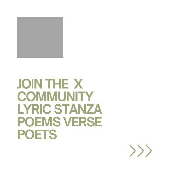 Lyric Stanza Poems Verse Poets